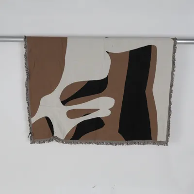 Filt (Svart, Beige, Vit) från H&M Home Bomull