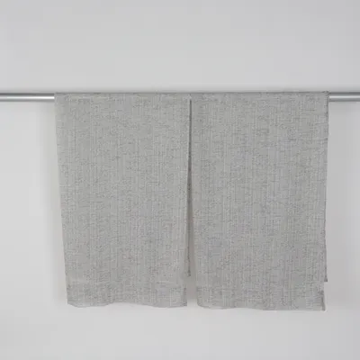 Rod pocket curtain (Gray, White) from Rusta Polyester