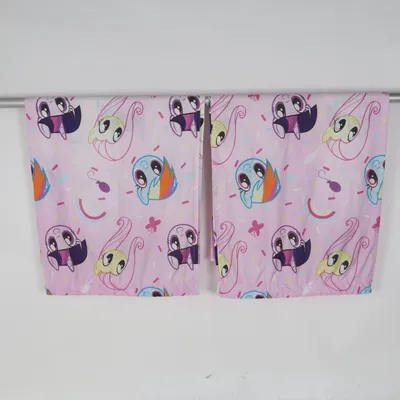 Rod pocket curtain (Pink, Multicolored) from My Little Pony Polyester