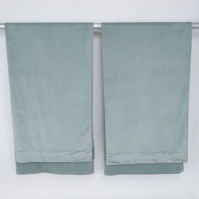 Mørklægningsgardin (Turkis) Polyester