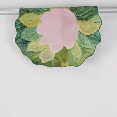 Badrumsmatta (Grön, Rosa, Gul)
