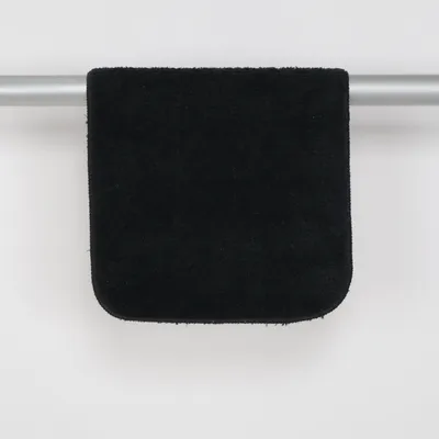 Hoogpolig vloerkleed (Zwart) van Rusta Home Polyester