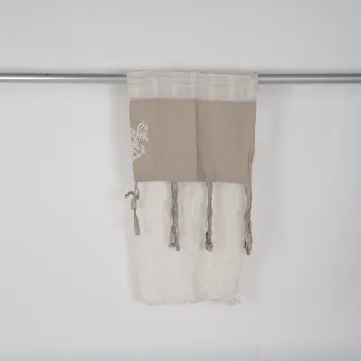 Rideau passe tringle (Beige) de Loberon Lin