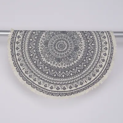 Rag rug (Gray, Beige)