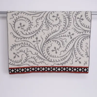 Filt (Grå, Flerfärgad) från Kerstin Landström