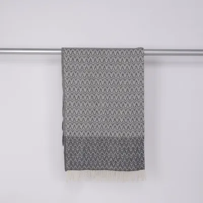 Pläd (Grå, Beige) från Klippan Ull