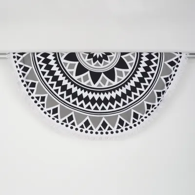 Deken (Wit, Zwart, Grijs) Polyester