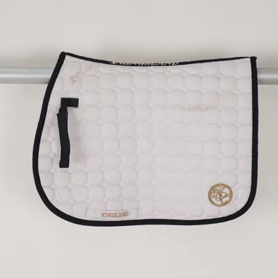 Tapis de selle (Blanc, Noir) de Kingsland