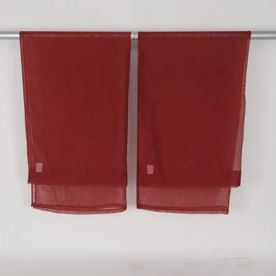 Gordijn aan roede (Rood) van Home Sweet Home Polyester
