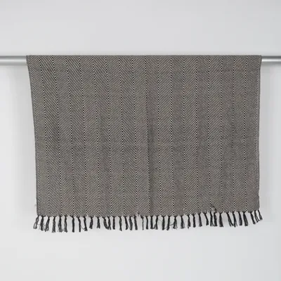Deken (Zwart, Wit) van Rusta Home Katoen, Polyester
