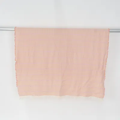 Plaid (Orange, Rose, Blanc) de IKEA Coton recyclé