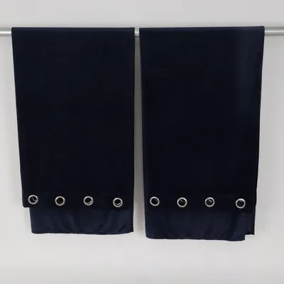 Eyelet curtain (Blue) from Stjernsund Kollektion Polyester