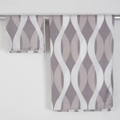 Parure de lit (Gris, Blanc) de Boxxx Polyester