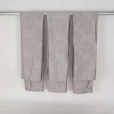 Rod pocket curtain (Gray) from Windows Polyester