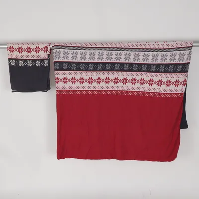 Bed set (Gray, Red, Multicolored) from Dormia Cotton