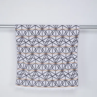 Beach mat (White, Multicolored) from Urbanara Organic cotton