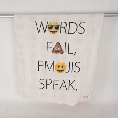 Housse de couette (Blanc, Jaune) de Emoji Coton