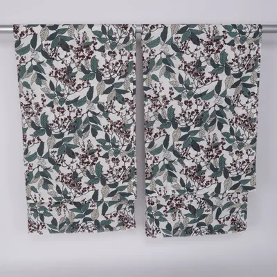 Veckbandslängd (Vit, Flerfärgad) från Hemtex Bomull