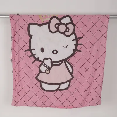 Dekbedovertrek (Roze, Wit, Zwart) van Sanrio Katoen