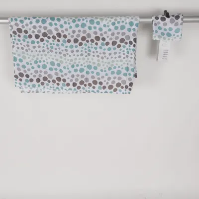 Duschdraperi (Vit, Flerfärgad) från Clas Ohlson Polyester