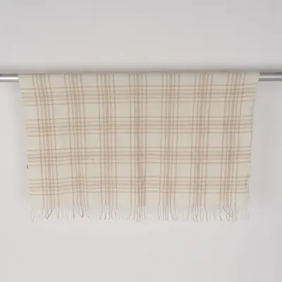 Plaid (Beige, Wit) van Hemtex Acryl