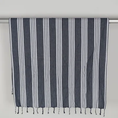 Beach towel (Blue, White) from Lord Nelson Cotton