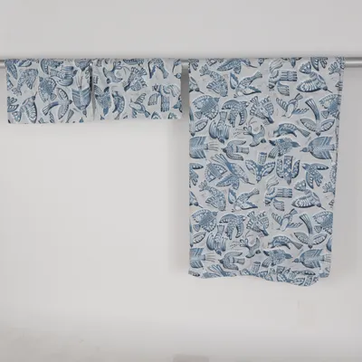 Dekbedset (Grijs, Blauw)
