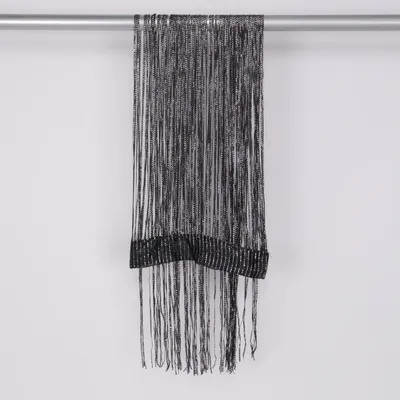 Draperie (Zwart, Zilver)
