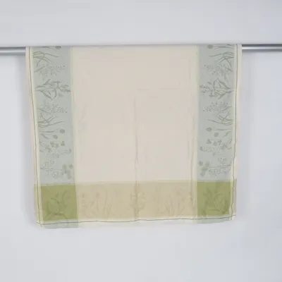 Bordsduk (Beige, Grön) från Tukan Bomull