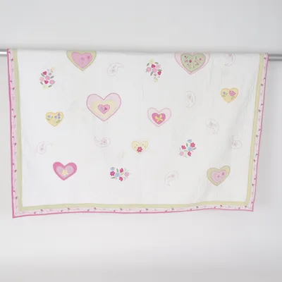 Täcke (Vit, Rosa, Grön) från Pottery Barn Kids