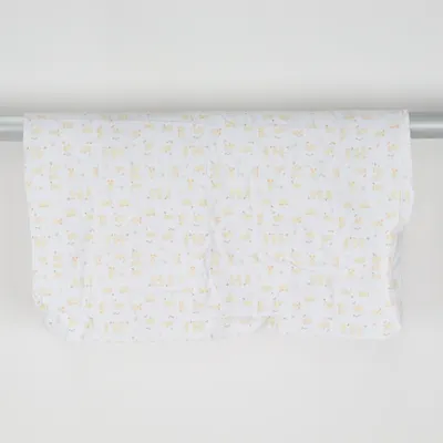 Couverture de bébé (Blanc, Jaune, Vert) de Just Born Coton