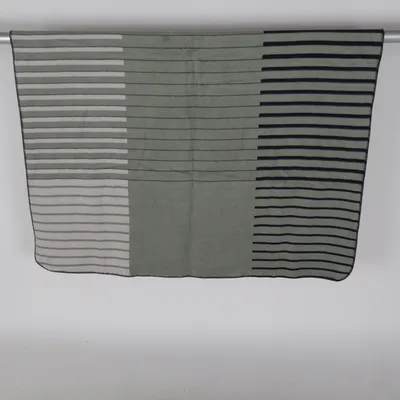 Blanket (Blue, Gray, Green) from JOOP! Acrylic, Cotton, Polyester