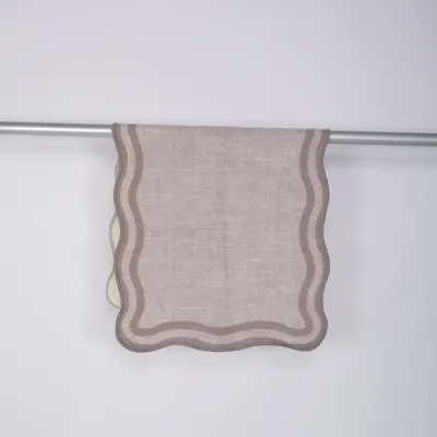 Short pile rug (Beige, Brown)