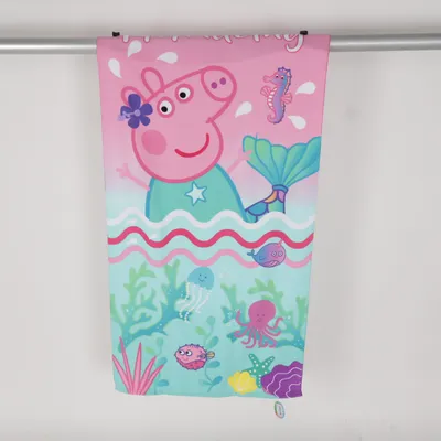 Serviette de plage (Multicolore) de Peppa Pig Polyester