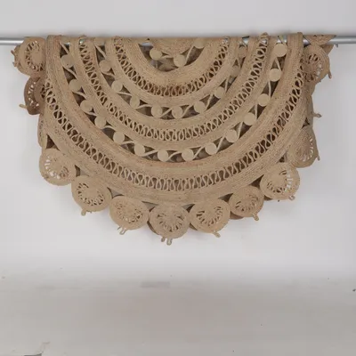 Vävd matta (Beige)