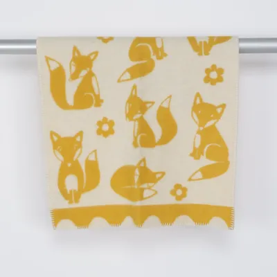 Babyfilt (Gul) från Klippan Ull