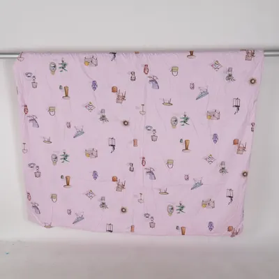 Duvet cover (Pink, Multicolored) from Christian Fischbacher Cotton