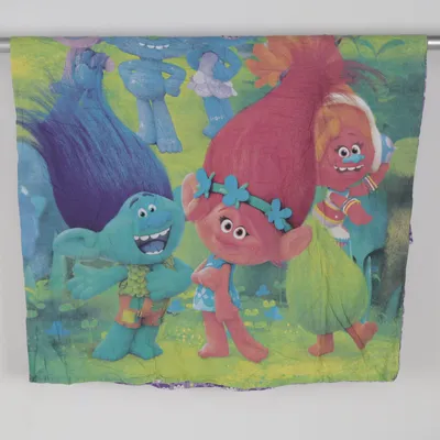 Housse de couette (Violet, Multicolore) de Trolls