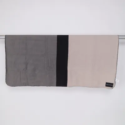 Filt (Grå, Beige) från Kosta Linnewäfveri
