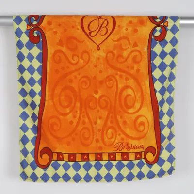 Handduk (Orange, Blå, Gul, Flerfärgad) från Brighton Bomull