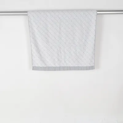 Serviette (Gris, Blanc) de Home Sweet Home Coton, Tencel