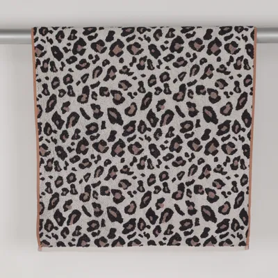 Bath towel (Black, Beige) from Miomare Cotton