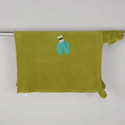Wolldecke (Grün) Polyester