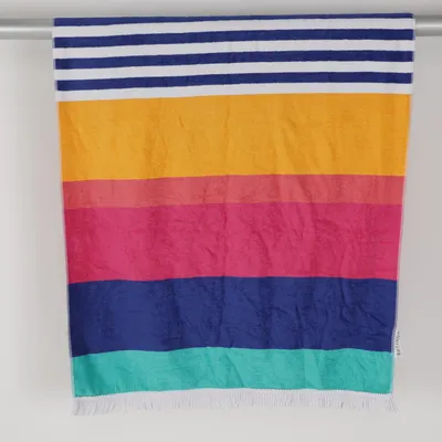 Strandlaken (Blauw, Roze, Geel) van Sunnylife Katoen