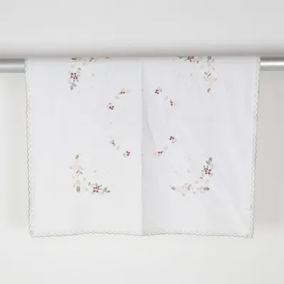 Tablecloth (White) from Sander Polyester, Viscose