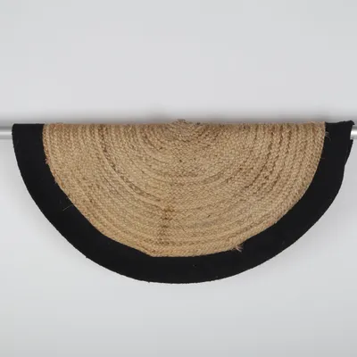 Geweven tapijt (Beige, Zwart) van Xenos Katoen