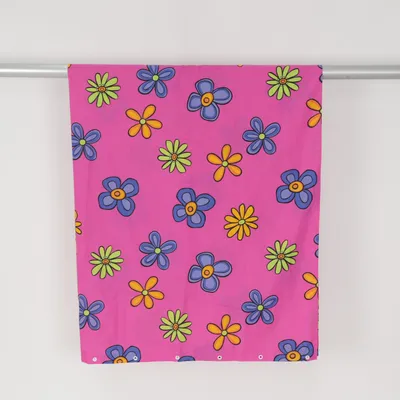 Shower curtain (Pink, Multicolored) from Gardinia