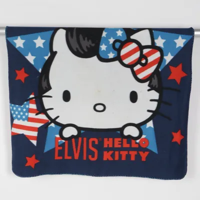 Baby blanket (Blue, White, Red, Multicolored) from Hello Kitty
