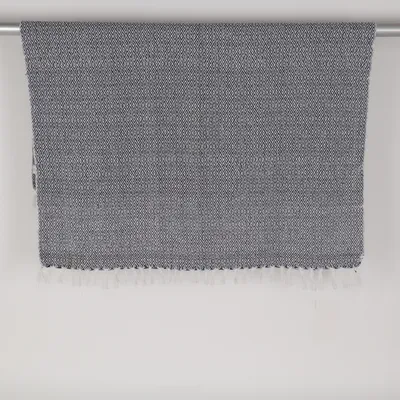 Plaid (Bleu, Blanc) de Bercato Coton