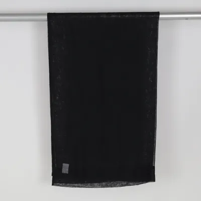 Rod pocket curtain (Black) from Rusta Home Polyester